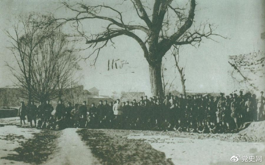 1935年8月6日，中央紅軍改稱為紅一方面軍。圖為紅一方面軍一部。